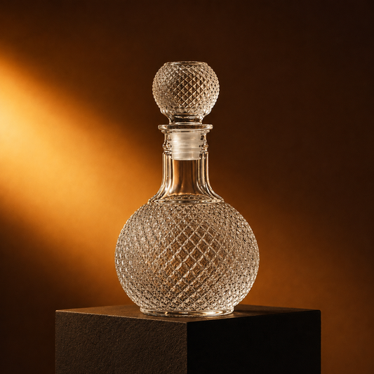 Crystal Decanter - Diamond Cut